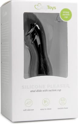EasyToys - Siliconen Dildo met Zuignap - Dildo met Zuignap - 13,5 cm - Dildo's - Sex Toys voor Vrouwen en Mannen - Dildo Mannen Anaal - Zwart — thumbnail 3