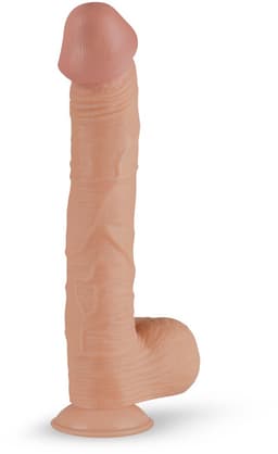 Real Fantasy - Lexon - Realistische Dildo met Zuignap - 33 cm - Dildo - Dildo's - Sex Toys voor Vrouwen - Sex Toys voor en Mannen - Dildo Mannen Anaal - Beige — thumbnail 2