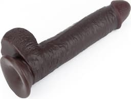 Lovetoy - Realistische XXL Dildo Met Zuignap 23 x 4 cm - Bruin — thumbnail 3