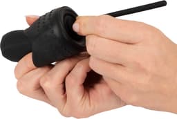 Vibrerende Masturbator met 3 Dilators - Eikel Vibrator - 10 Standen - Oplaadbaar - Zacht Siliconen - Vibrator voor Mannen — thumbnail 16