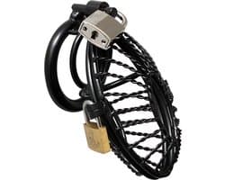 Bondage Play - Chasity Cage - Peniskooi - Cock - Kuisheidskooi voor Mannen - Metaal Met Slot
