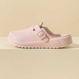 Dames werk klompen boog ondersteuning slip-on muiltjes slip bestendig tuin verpleegster chef keuken schoenen gewatteerde bedrukte sandalen slippers — thumbnail 2