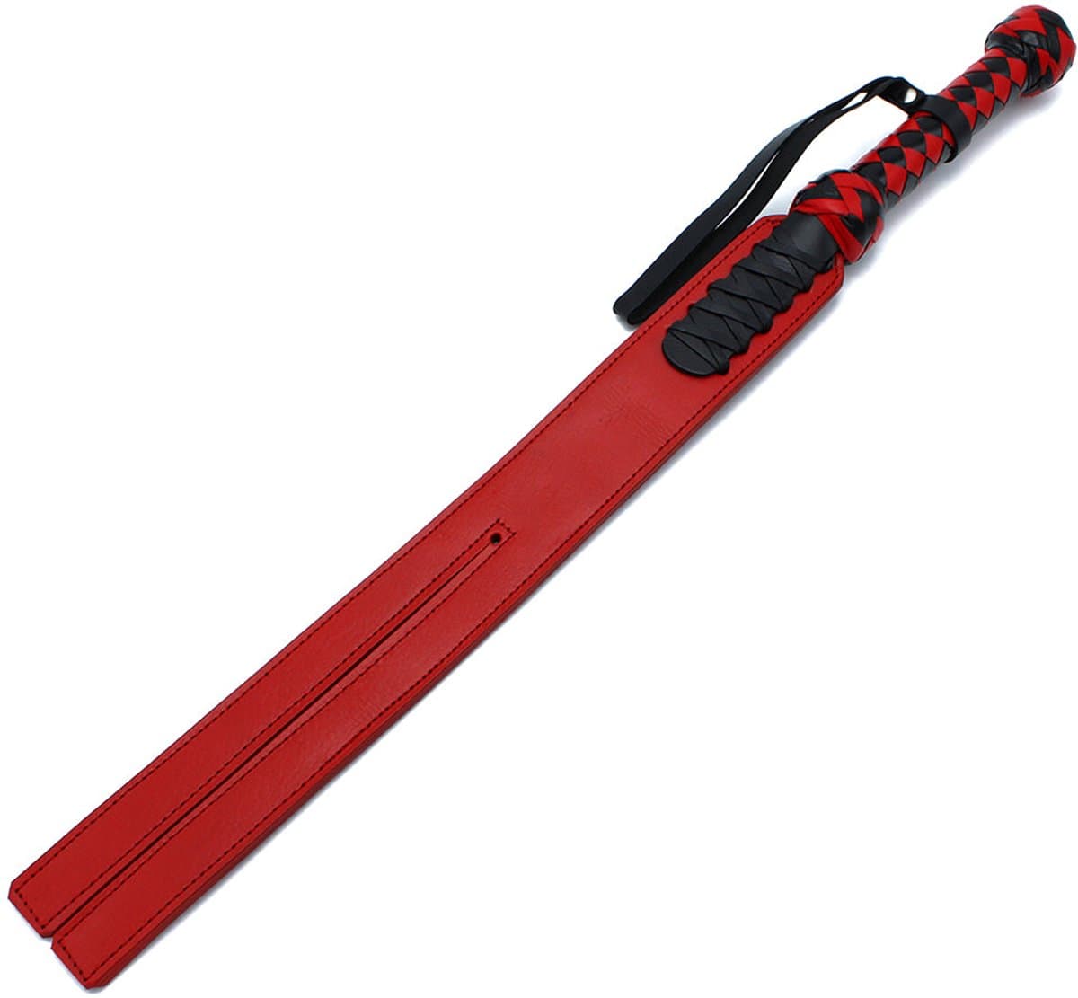 Kiotos - Zwart /Rode Lederen Y-Paddle — afbeelding 1