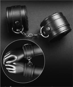 Adultshop - Luxe BDSM Set Zwart - 10-Delig Compleet Bondage Pakket voor Koppels — thumbnail 5
