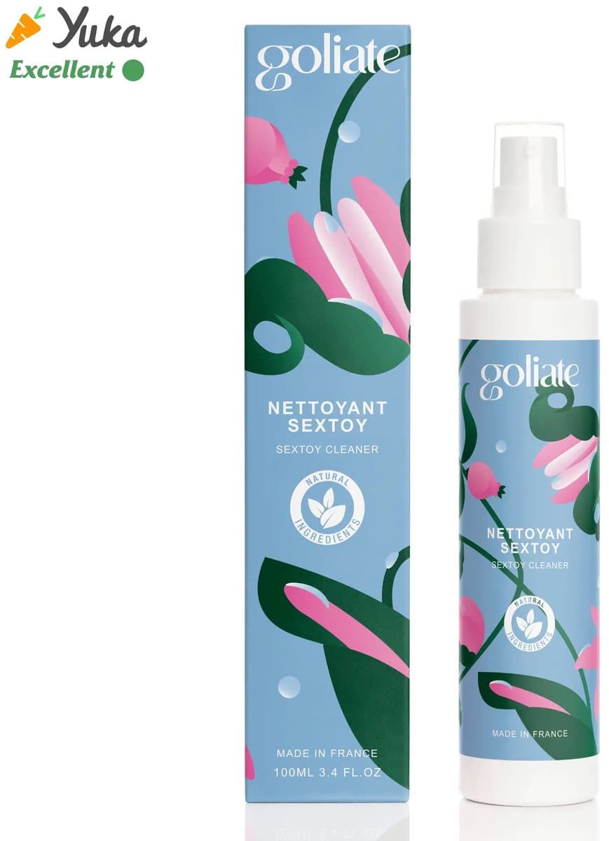Goliate Seksspeeltjesreiniger - Sextoy Reinigerspray - Natuurlijk - Met Salie-extract En Alcohol — afbeelding 1