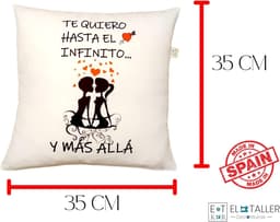 Decoratie set - Cadeaupakket - Romantisch cadeau - Handgemaakt in Spanje - 35 x 35 cm - Multicolor — thumbnail 2