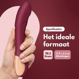 Humery® Vibrator voor Vrouwen – Buigbare G-Spot Vibrator – Clitorale Vibrator – Flexibel Siliconen Seksspeeltje – 12 Vibratiestanden – Stil – Voor Solo- en Partnergebruik — thumbnail 5