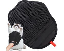 Verwijder Handschoen Afwasbare Verzorgingsborstel | Handschoen voor Honden- en Kattenharen voor Bank, Tapijt, Autostoel, Kleding, Bad, Wasgoed, Puppy Douche, Reizen, Binnenkat