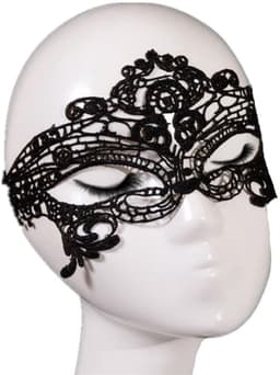 Oogmasker kant - Masker - Gemaskerd bal - Venetiaans masker - Masquerade mask - Verkleden - Spannend sexy masker - Zwart - Kant - Jonyx — thumbnail 1