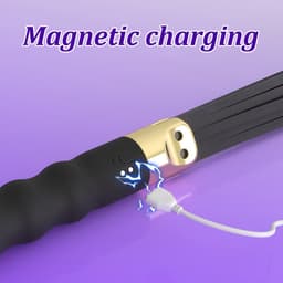 Lzwintrading - 2-In-1 Erotische Zweep – SM Bondage - BDSM - Magic Wand Vibrator Rechargeable - Dildo Vibrator voor Vrouwen - Sex Toys voor Vrouwen Koppels - Clitoris Stimulator - Seksspeeltjes - Erotiek — thumbnail 2