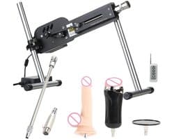 HOB Sex Machine - incl. Toys - Fuck Machine - Met Afstandsbediening - In Hoogte Verstelbaar - Stotende Dildo - Voor Mannen en Vrouwen - Neukmachine