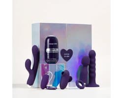 Erotisch cadeaupakket met 7 premium sextoys - Totale waarde 290 € - Pakket 7 dagen - Sextoys voor koppels, vrouwen en mannen - Vibrator, Rabbit, Wand & Cockring - Ultrazacht siliconen - Oplaadbaar