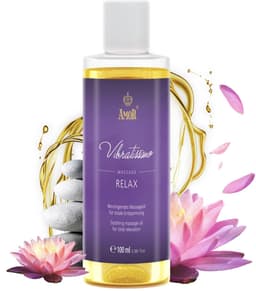 Vibratissimo 'Relax': verzachtende massageolie voor ontspanning, erotische liefdesolie, 100 ml — thumbnail 1