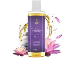 Vibratissimo 'Relax': verzachtende massageolie voor ontspanning, erotische liefdesolie, 100 ml