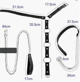 Lzwintrading – SM Bondage Set mit Metall Buttplug - BDSM - Sex Toys voor Vrouwen Koppels - Anale Speeltjes - Seksspeeltjes - PU Leer- Harnas Vrouwen - Handboeien - Erotiek Riem — thumbnail 3