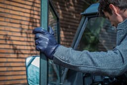 Handschoenen, zacht Italiaans leer, fleece voering, klassiek — thumbnail 5