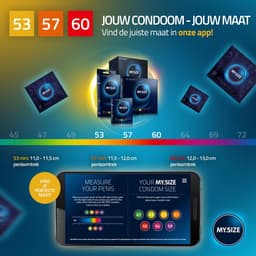 MY.SIZE PRO Condoom maat 3,4,5-53,57,60 mm, 3x10 condooms - perfecte pasvorm en een geschikte maat voor iedereen — thumbnail 4