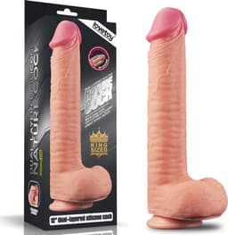 Lovetoy - Realistische XXL Dildo - 30.5 cm - Beige — thumbnail 7
