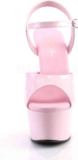 Pleaser - ASPIRE-609 Sandaal met enkelband, Paaldans schoenen - Paaldans schoenen - 44 Shoes - Roze — thumbnail 2