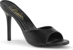 Pleaser - CLASSIQUE01 Muiltjes met hak - US 10 - 40 Shoes - Zwart — thumbnail 1