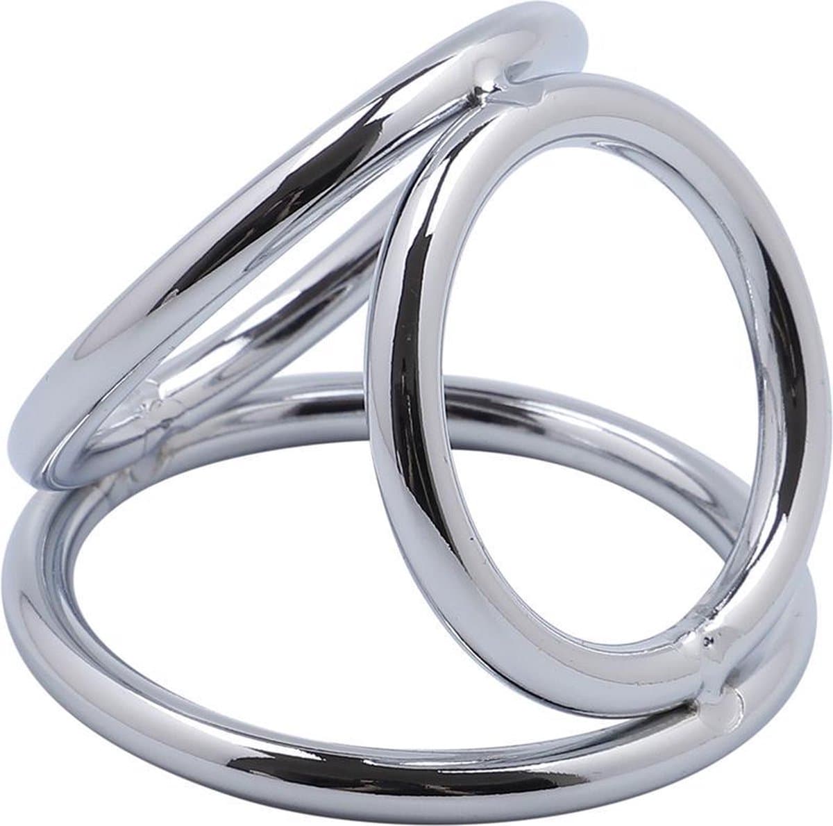 Banoch - Triple cockring metaal large ∅ 37 - ∅ 45 - ∅ 50 | penisring — afbeelding 1