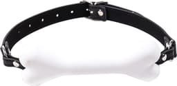 Banoch - Mouthgag bone - siliconen gag bot - honden bot wit - puppy play — thumbnail 16