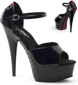 EU 39 = US 9 | DELIGHT-660FH | 6 Heel, 1 3/4 PF Close Back Sandal — thumbnail 6