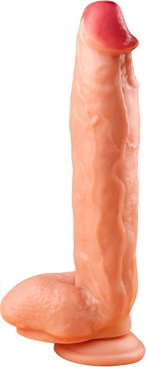 Realistische XXL King Size Dildo 25,5 cm lang en 5 cm dik — afbeelding 1