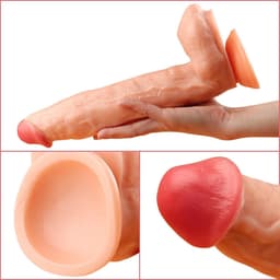 Realistische XXL King Size Dildo 25,5 cm lang en 5 cm dik — thumbnail 9