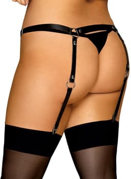 Obsessive Verstelbare Jarretelgordel Lakleer - Curvy — thumbnail 2