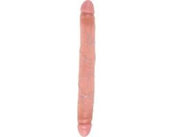 Pipedream King Cock dubbele dildo Slim Doublekin beige - 12,36 inch — thumbnail 2