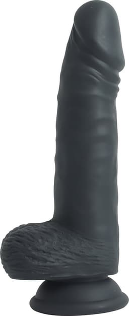 Banoch Dildo 17 cm | Zwarte Siliconen Dildo met Zuignap | Rechte Penisvorm | Ø 3,4 cm | Realistisch & Flexibel | 200 g — thumbnail 1
