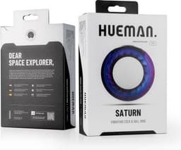 Hueman - Saturn - Vibrerende Cock- en Ball Ring - Oplaadbaar - Waterproof - Zacht Siliconen - Seksspeeltjes - Penisring - Cockringen - Cockring Vibrerend - Sex Toys voor Mannen - Cock Ring - Paars — thumbnail 11
