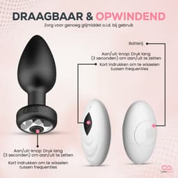 Lovefreak® - Vibrerende Buttplug - Buttplugs - Butplug - Buttplug Vibrator - Anale Speeltjes — thumbnail 3