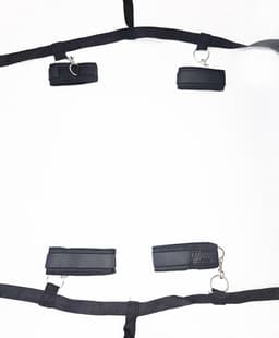 BNDGx® - Bondage set voor onder het bed - Vastbinden set touwen bondage set - restraint straps Handboeien enkel boeien — thumbnail 1