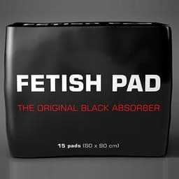 Fetish Pad - The Original - Absorberende Onderlegger - Zwart — thumbnail 1