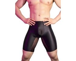 Heren Boxer – Doorzichtig en Ademend - Zwart - Ondergoed