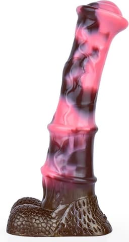 25.5cm Mega Dildo met Balzak - Grote Dildo - Dikke Dildo - Extreme Dildo - Anaal Groot - Reusachtige Dildo XXL - Buttplug XXXL Monster Dildo - Fantasy Dragon Dildo - Animal dildo - Anaal Groot - Zuignap — thumbnail 1