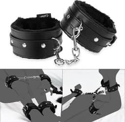 DOWO® - BDSM Extreme Bondage Set - 16 Delig - Erotische Dobbelsteen - SM Handboeien - Zweep / Veer / Zweepje - Sex Toys voor Koppels - Seksspeeltjes voor Mannen en Vrouwen - Sex Pakket en Toys - Zwart — thumbnail 7