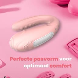 PureVibe® TouchMe Remote Vibrator - Duo Koppel Vibrators voor Vrouwen - Fluisterstil & Discreet Stimulator - Clitoris & G-spot Stimulator - Seksspeeltjes - Erotiek Sex Toys voor koppels - Roze — thumbnail 5