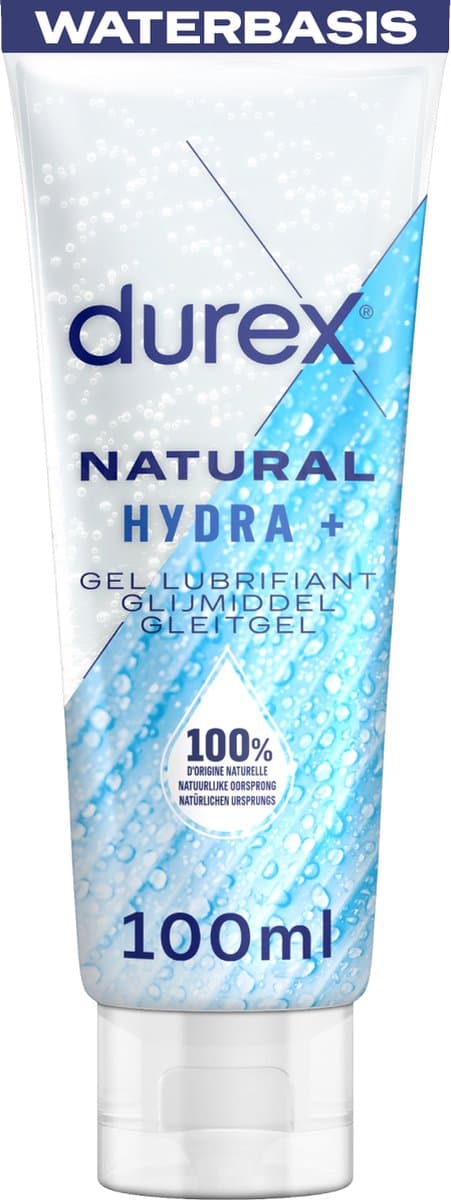 Durex Glijmiddel Natural - Hydraterend - Waterbasis - 100 ml — afbeelding 1