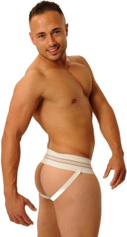 klassieke jockstrap wit maat S (28-30) Heren Ondergoed (erotisch) — thumbnail 2