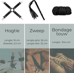 BDSM Bondagesets - Sex Toys voor Koppels - Seksspeeltjes voor mannen en vrouwen - Sex Pakket en Bondage Toys — thumbnail 2