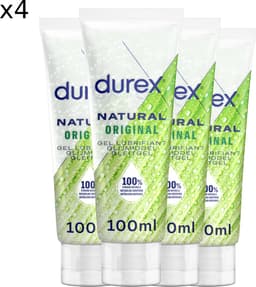 Durex Glijmiddel Natural - 100% natuurlijk - 100 ml x4 — thumbnail 1