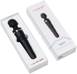 Lovense - Domi 2 - Mini Wand Massager - Wand Vibrator - Vibrator - Wandvibrator - Vibrators voor Vrouwen - Sex Toys voor Mannen en Vrouwen - Vibrators - Clitoris Stimulator - Oplaadbaar - Zwart — thumbnail 3