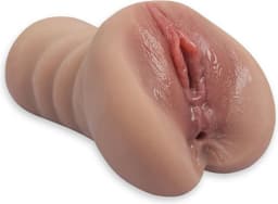 Quick Relief Aisha™ Official - Masturbator - Realistisch - Pocket Pussy - 2 in 1 Vagina en Anus - Sex Toys voor Mannen - Zelf Aftrekken - Stroker - Kunstvagina Bruin — thumbnail 15