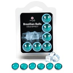 Secret Play Brazilian Balls Cold Effect - Massageolie - Verkoelend Effect - 6 Balletjes — thumbnail 2