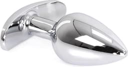 Kiotos - Aluminium buttplug Met Handvat En Sierkristal - Roze — thumbnail 2