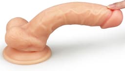 Lovetoy - The Ultra Soft Dude - Realistische Dildo - 20.5 x 3.5 cm — thumbnail 3