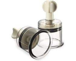 Kiotos - Twist Vacuum Cups - Tepelzuigers - 2 stuks XXL - 60 mm